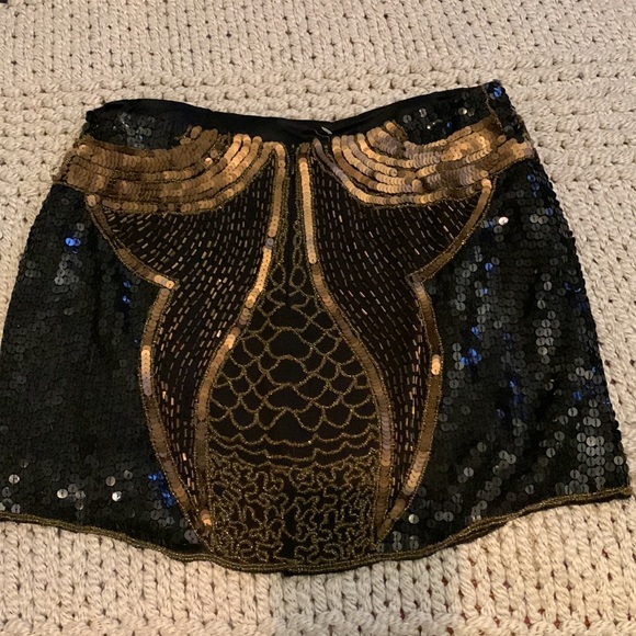 Gryphon Sequined Miniskirt - Picture 2 of 3